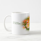 Iceland Poppy コーヒーマグカップ (左)