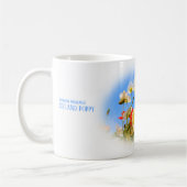 Iceland Poppy コーヒーマグカップ (左)