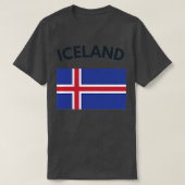 Iceland Souvenir Gift  Tシャツ (デザイン正面)