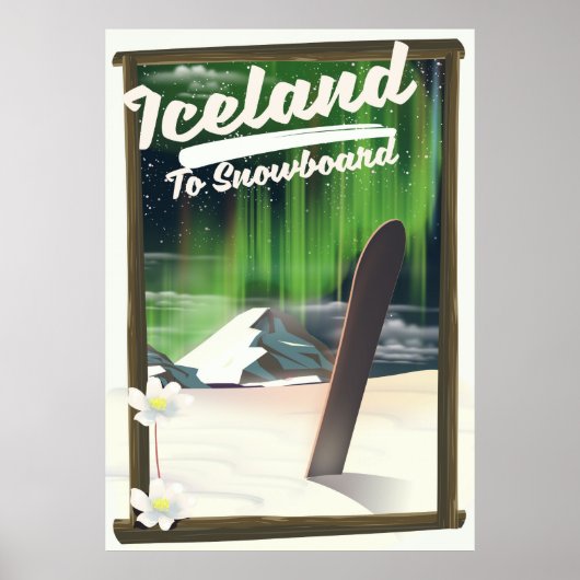 Iceland to Snowboard ポスター (正面)