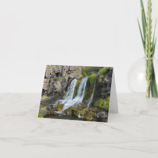 Iceland Waterfall Notecards サンキューカード