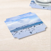 Iceland Winter Wonderland ペーパーコースター (アングル)