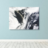 IcelandAnマジで1/2s EyjafjallajAnマジで1/2kull火山 キャンバスプリント (インサイチュ (ウッドフロア))