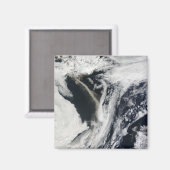 IcelandAnマジで1/2s EyjafjallajAnマジで1/2kull火山 マグネット (正面/裏面)