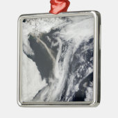 IcelandAnマジで1/2s EyjafjallajAnマジで1/2kull火山 メタルオーナメント (左)