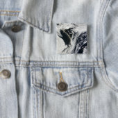 IcelandAnマジで1/2s EyjafjallajAnマジで1/2kull火山 缶バッジ (インサイチュ)