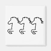 Icelandic Horse マグネット (正面)