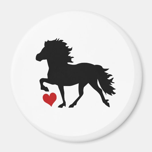 Icelandic Horse マグネット (正面)