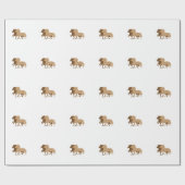 Icelandic Horse ラッピングペーパー (フラット)