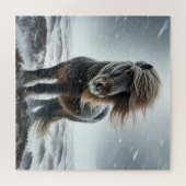 Icelandic Horse In its Element Jigsaw Puzzle ジグソーパズル (横)