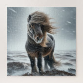 Icelandic Horse In its Element Jigsaw Puzzle ジグソーパズル (縦)
