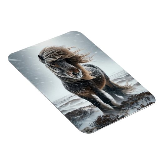 Icelandic Horse In its Element Magnet マグネット (右側)