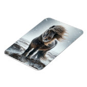 Icelandic Horse In its Element Magnet マグネット (左側)