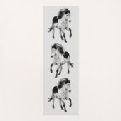 Icelandic horse in motion ヨガマット (正面)