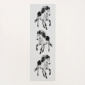 Icelandic horse in motion ヨガマット (裏面)