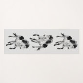 Icelandic horse in motion ヨガマット (正面(横))