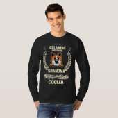 Icelandic Sheepdog Grandma Like A Normal Grandma O Tシャツ (正面フル)