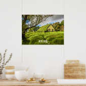 Icelandic Turf Church ポスター (キッチン)