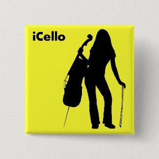 ICello Pin (黄色) 缶バッジ