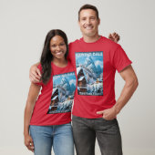 Icewind Dale観光ポスター スウォードコースト フェイルーン D&D Ar Tシャツ (ユニセックス)