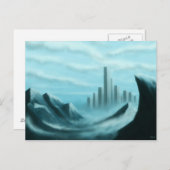 iceworldサイエンスフィクション/ファンタジーアートのはがき ポストカード (正面/裏面)