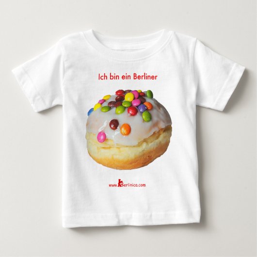 Ichの大箱のeinのベルリンの住民 ベビーTシャツ (正面)