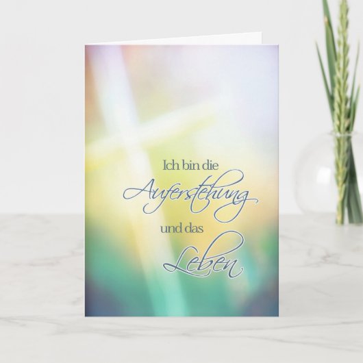 ichの大箱はAuferstehung、ドイツの宗教イースター死にます シーズンカード (正面)
