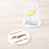 IchのBinのEinのウインナー犬私はダックスフントです コースター (側面)