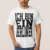 IchのBinのEinのベルリンの住民 Tシャツ (正面)