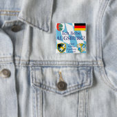 Ichのliebeアウグスブルク!  私はアウグスブルクを愛します!  ボタン 缶バッジ (インサイチュ)