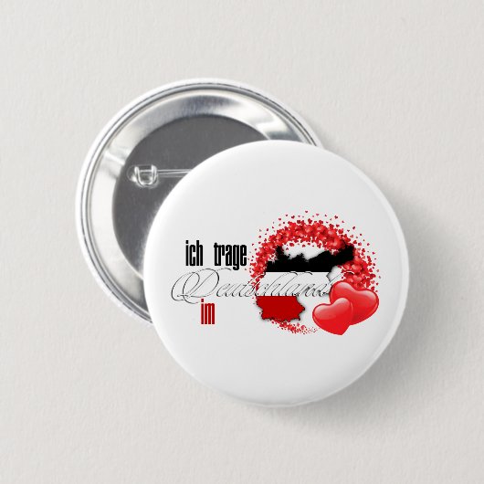 Ichのtrageドイツim Herzen 缶バッジ (正面&裏面)