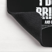 Ich bin Bauingenieur und kann Brucken bauen マウスパッド (コーナー)