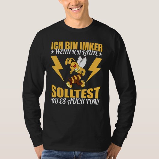 Ich Bin Beker Wenn Ich Renne Solltest Du Es Auch H Tシャツ (正面)