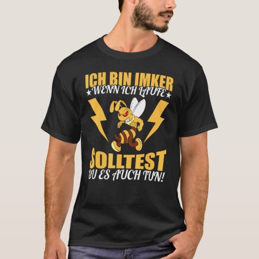 Ich Bin Beker Wenn Ich Renne Solltest Du Es Auch H Tシャツ (正面)