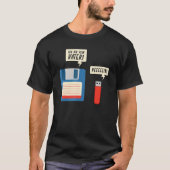 Ich Bin Dein VaterフロッピーディスクUsbスティック次世代 Tシャツ (正面)