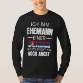 Ich Bin Ehemann Einer Serbin Serbin Serbe Tシャツ (正面)