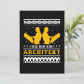 Ich Bin Ein Architeku醜いクリスマスセーターギフト 招待状 (スタンド正面)