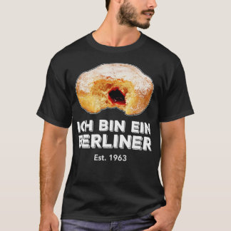Ich Bin Ein Berlinerスピーチジェリードーナツ壁コールド Tシャツ