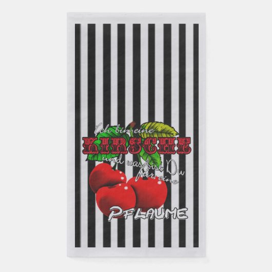 ich bin eine Kirsche was bist Du für eine Pflaume (正面)