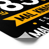 Ich Bin Knackige 83 Mal Knackt Es Hier Mal Knackt  ポスター (角)