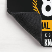 Ich Bin Knackige 83 Mal Knackt Es Hier Mal Knackt  マウスパッド (コーナー)