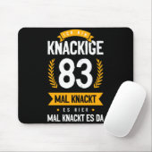 Ich Bin Knackige 83 Mal Knackt Es Hier Mal Knackt  マウスパッド (マウス)