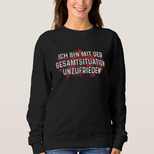 Ich Bin Mit Der Gesamtsituation未満富格 スウェットシャツ (正面)