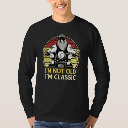 Ich bin nicht alt ich bin Klassik MC Biker Chopper Tシャツ (正面)