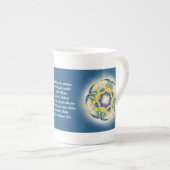 "Ich bin" Ostern ボーンチャイナマグカップ (正面右)