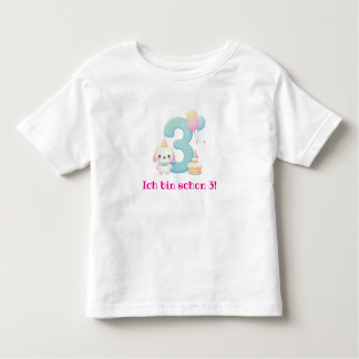 Ich bin schon 3! トドラーTシャツ