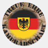 Ich bin stolz .... ラウンドシール (正面)