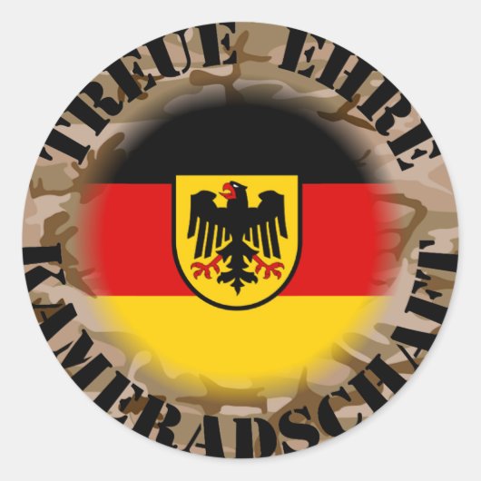 Ich bin stolz .... ラウンドシール (正面)