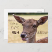 Ich bin zu 100% REH-abilitiert! ポストカード (正面/裏面)