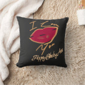 Ich ❤️ DICH ICH LIEBE DICH ICH MUND DICH T-Shirt クッション (ブランケット)